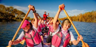 OCTUBRE ROSA: ALLEN ALENTARÁ A LAS MUJERES A REMAR