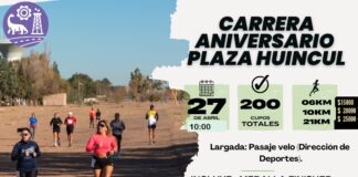 CARRERA ANIVERSARIO PLAZA HUINCUL
