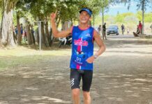 Moisés volvió a quedarse con el Triatlón de Huergo